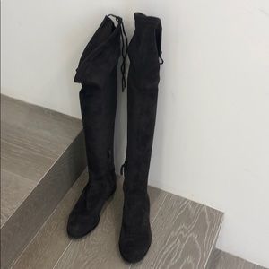 Dolce Vita dark grey over the knee boots size 6
